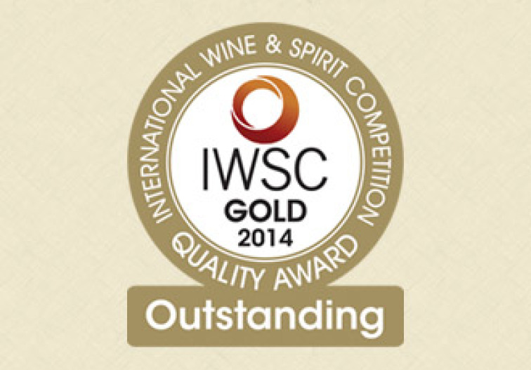 ‘Gold Outstanding 2014 - IWSC awards